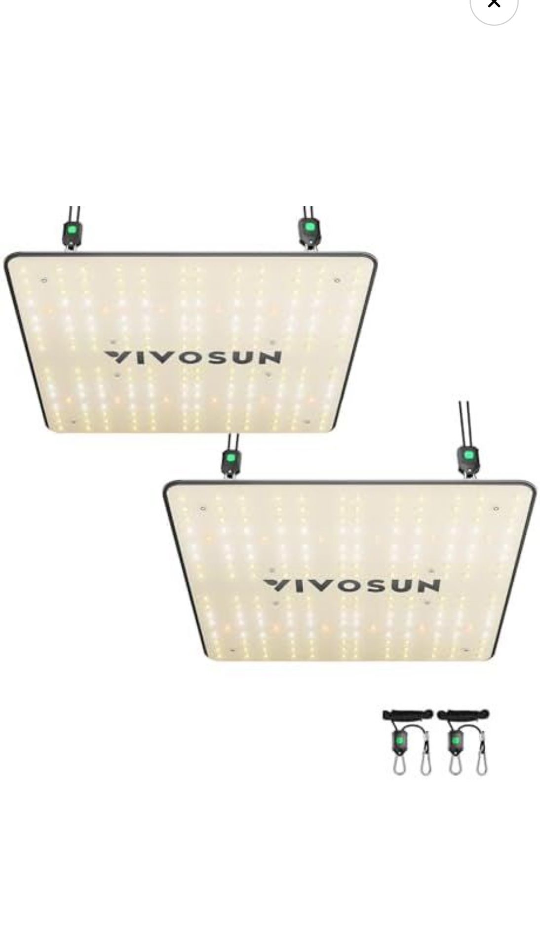 VIVOSUN 2-PACK VS1000E LED GROW LIGHT