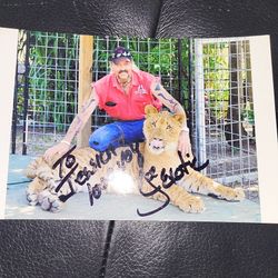 Tiger King Signed With Rare Letter 