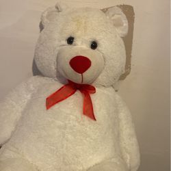 Giant White Teddy Bear