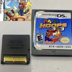 Mario Hoops 3 on 3 (Nintendo DS 2006) Authentic Tested Cartridge Only Basketball