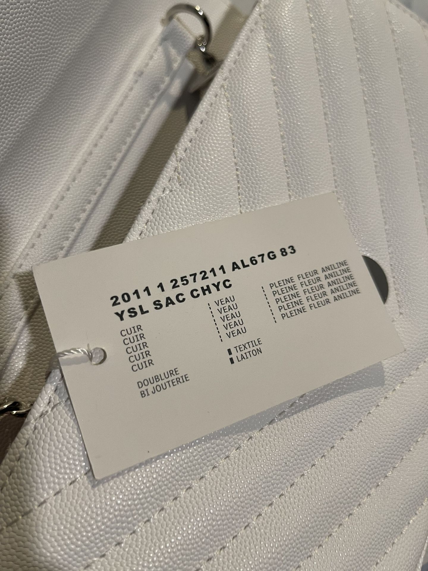 YSL Bag CrossBody White for Sale in Rancho Cucamonga CA OfferUp