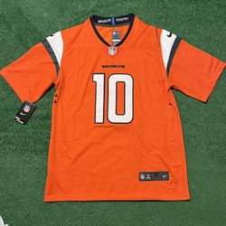 Denver Broncos Bo Nix Orange Jersey 