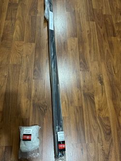 Rod Desyne Trumpet Cocoa Double Curtain Rod Long 120-170 Inch