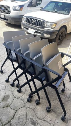 Folding  chairs .