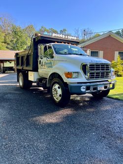2002 Ford F650 Cummins Diesel Dump Truck One Owner