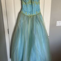 Prom/Homecoming/Quinceañera Strapless Gown 