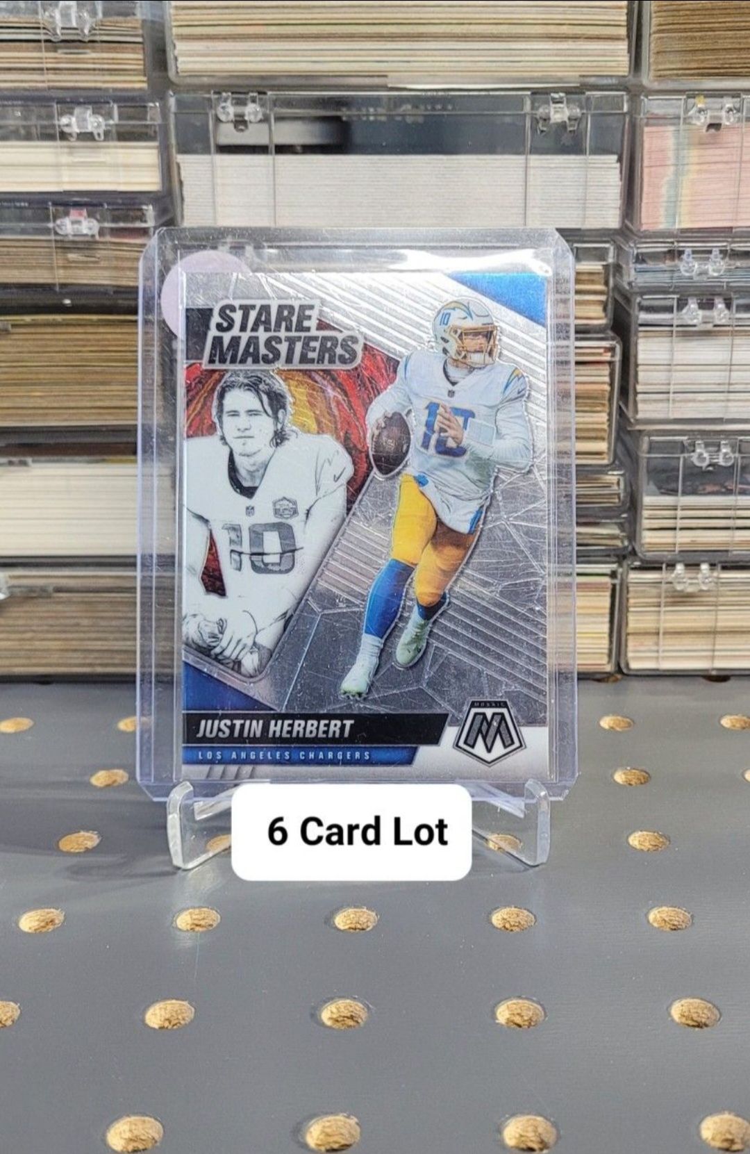 ๐ (6) Panini Justin Herbert Cards