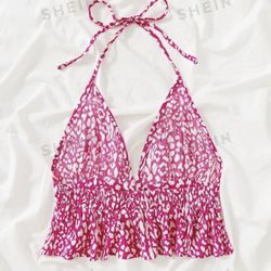 Pink Halter Top