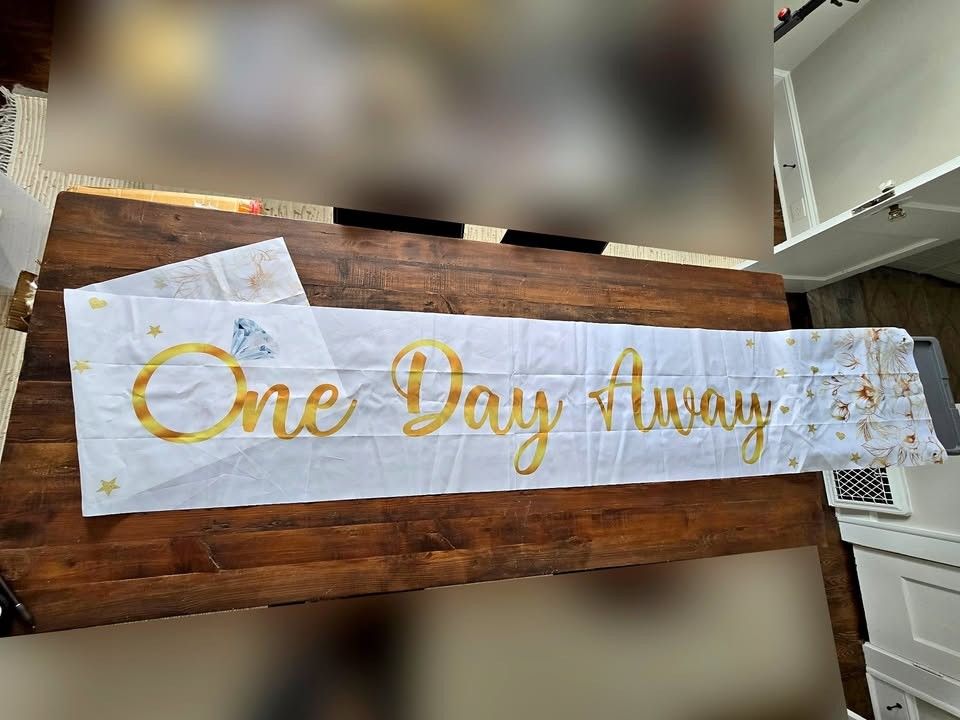 Banner "One Day Away"