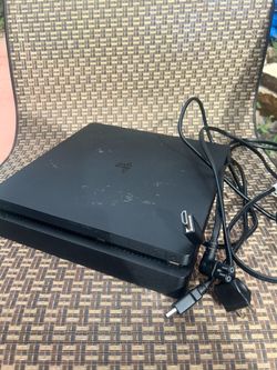 Sony PlayStation 4 Slim Console with Cables