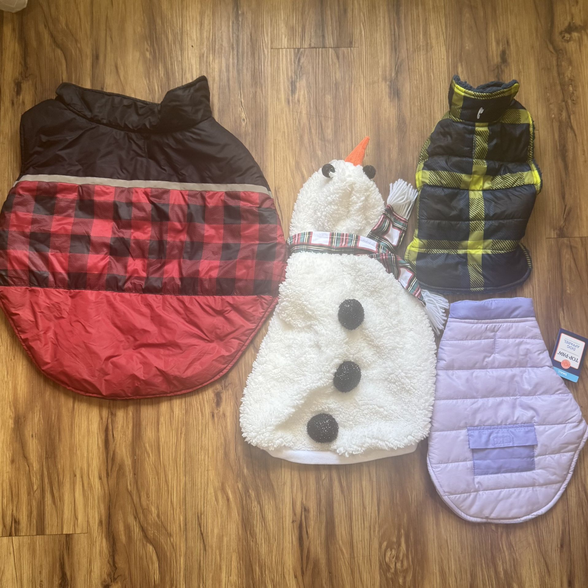 Puppy Dog Coat And Costume Lot - Vest Jacket Winter Warm