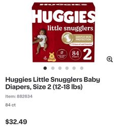 Huggies Diapers Sz2