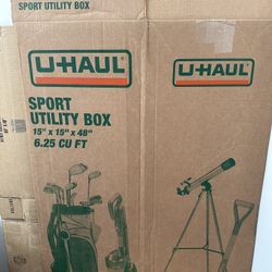Moving Boxes And Clean Paper