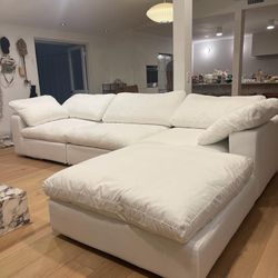 Cloud Ottoman Modular Classic Size 40” Square NEW