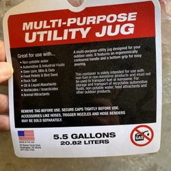 Gasoline jug