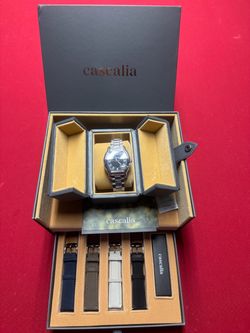 Cascalia Watch Set with Interchangeable Straps
