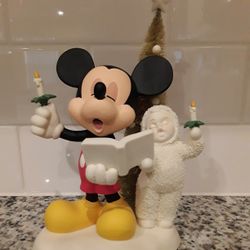 Disney "A Mickey Melody" Snowbabies From 2006 - New In Box