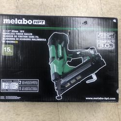 Metabo HPT  2-1/2” 18v Cordless Finish Nailer 