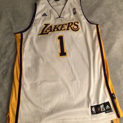 Lakers 1 Jordan Farmar Adidas NBA Jersey