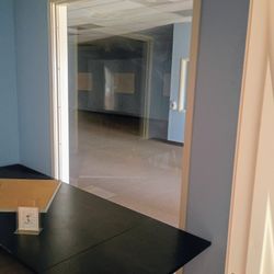 Fire Rated  Wooden Glass Doors. 