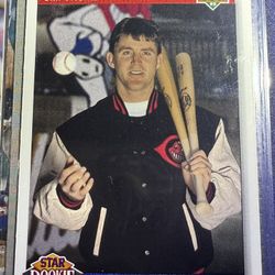 1992 UPPER DECK #5 JIM THOME STAR ROOKIE HOF
