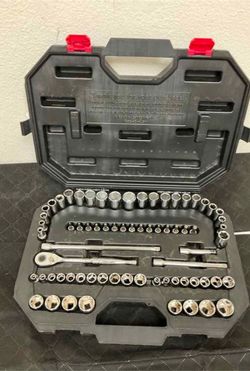 Husky 70-Piece 3/8 in. Drive Mechanics Tool Set with Hard Case (SAE & Metric)