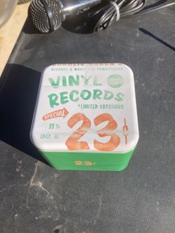Vinyl Records Collector Tin
