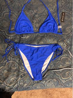 Tempt me womens bikini Royal blue