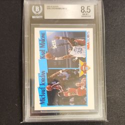 1991-92 NBA Hoops Michael Jordan/Karl Malone #306 BGS 8.5