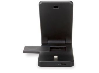 iLive 3-in-1 Wireless Charging Stand Black