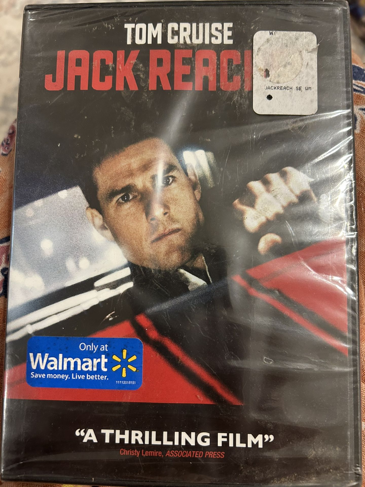 Jack Reacher DVD Tom Cruise