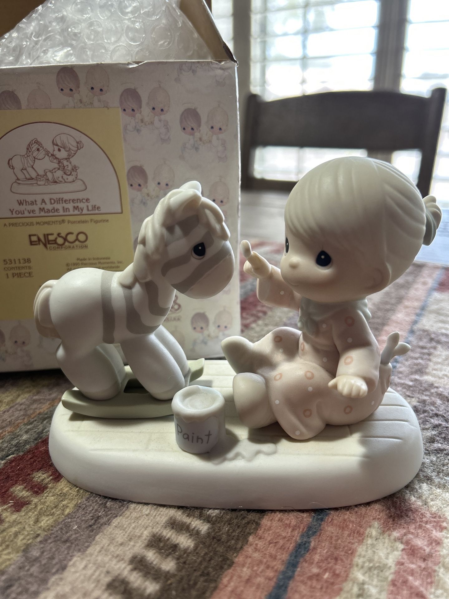Precious Moments What a difference you've made in my life - NEW in Box