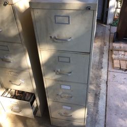 four drawer file cabinet steelcase drilled