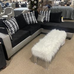 Black Sectional 
