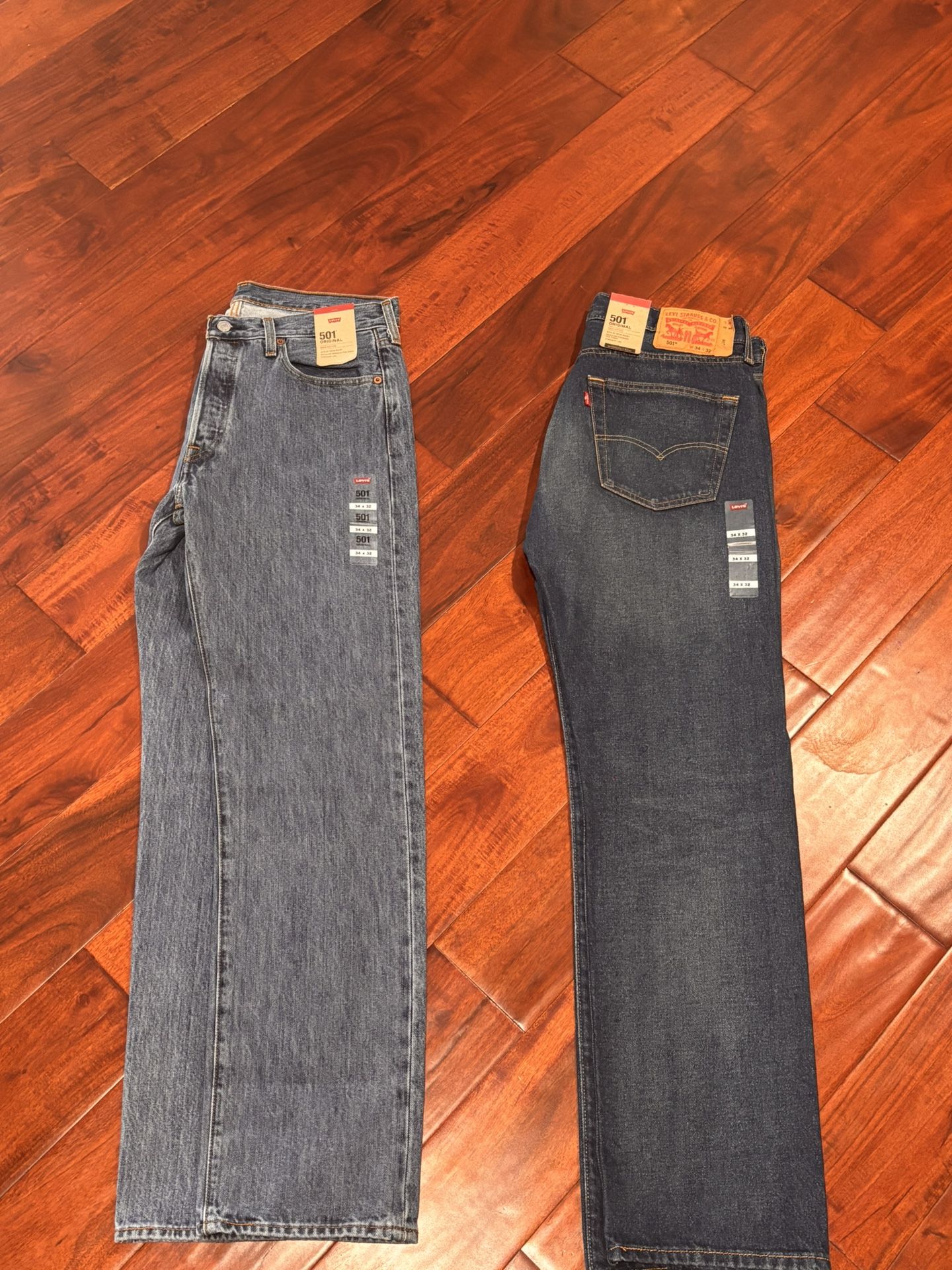 Blue Levi 501’s