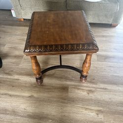 Wooden End Table 