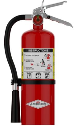 Amerex B500 Fire Extinguisher, 5 lb. ABC Dry Chemical