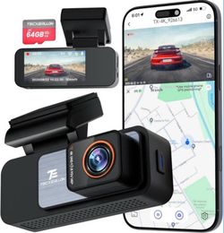 Brand New 4K Full HD Dash Camera for Cars with 64GB SD Card