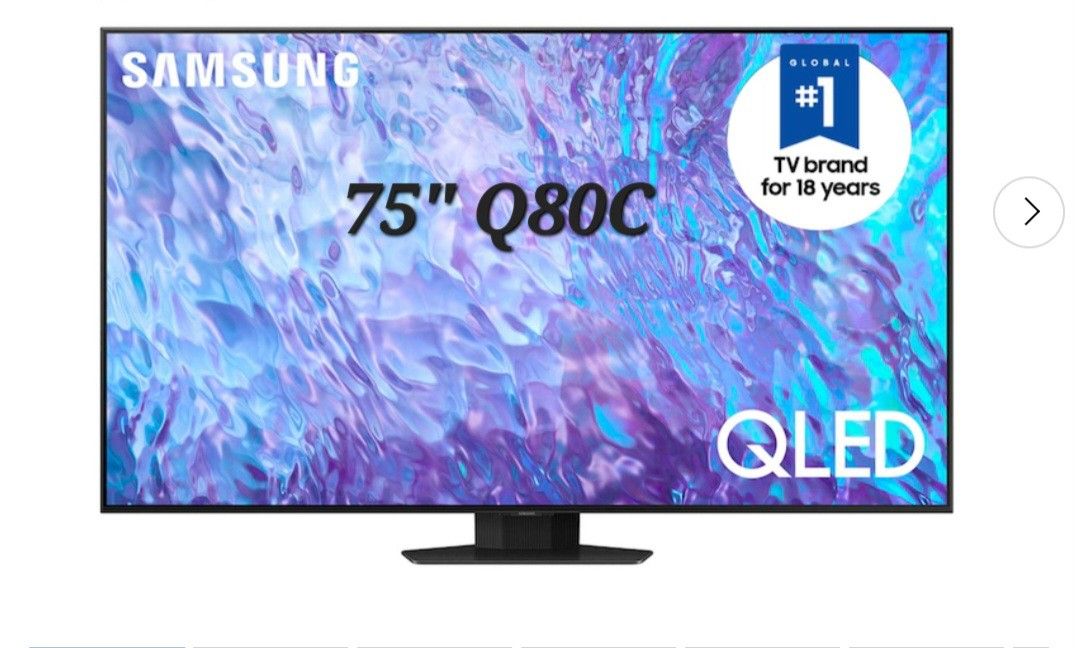 SAMSUNG 75"INCH QLED 4K Q80C