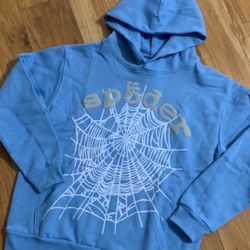 BLUE SPIDER HOODIE