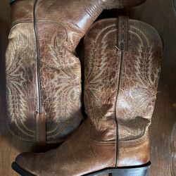 Lucchese Leather Cowboy Boots 10
