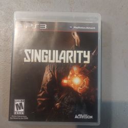 Ps3 Game Singularity With Box And Manual 10 Dollars Firm 