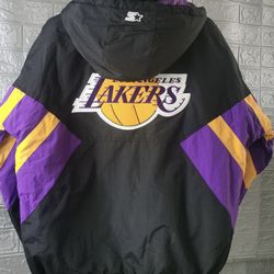 running cheetahs lakers jacket 90' S