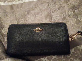black Coach wallet