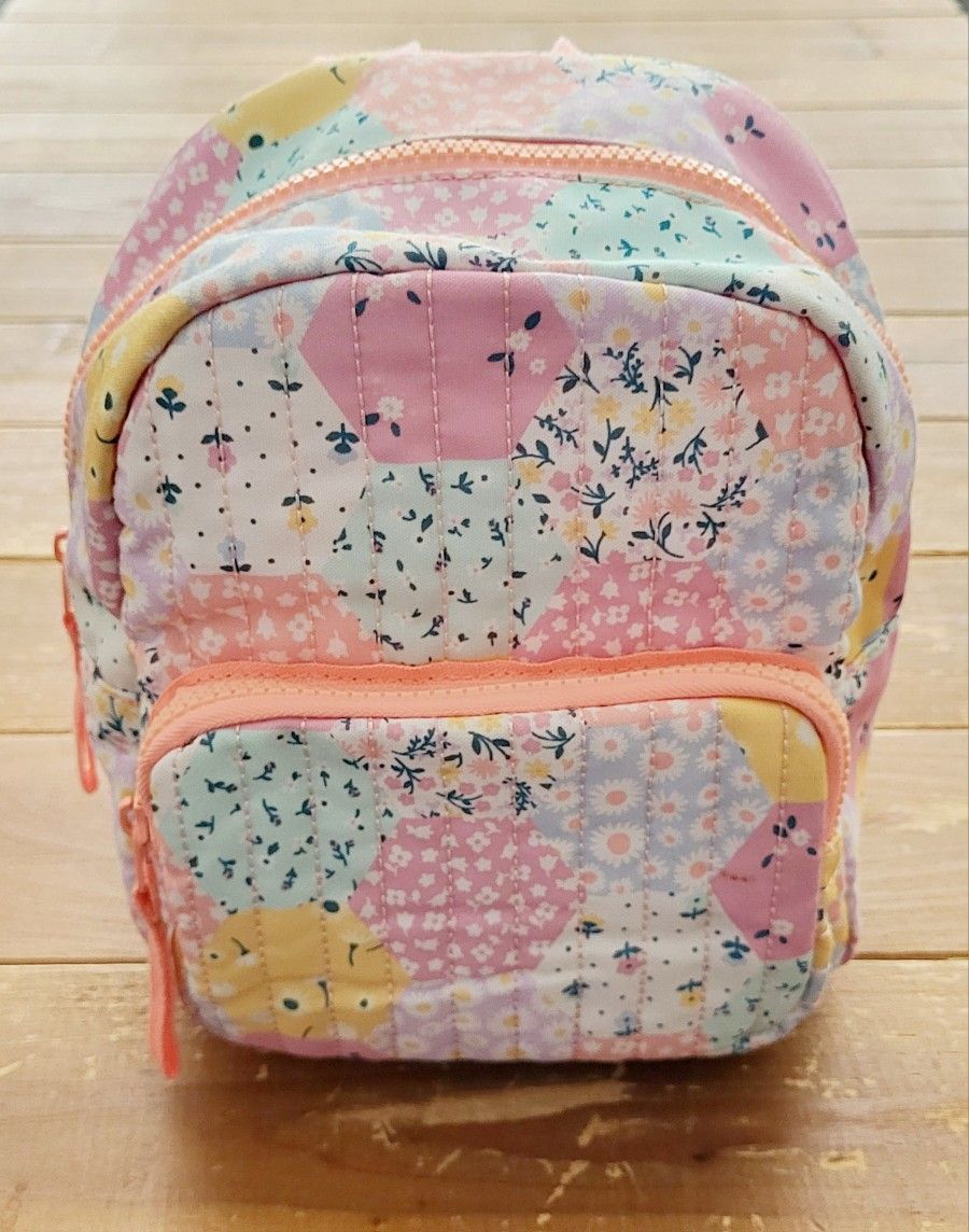 GIRLS MINI MULTICOLOR BACKPACK PURSE