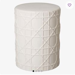White ceramic garden stool or table?