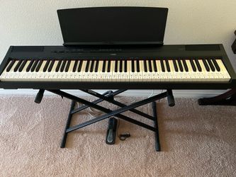 Yamaha P-115 Digital Piano + Stand + Sustain Pedal