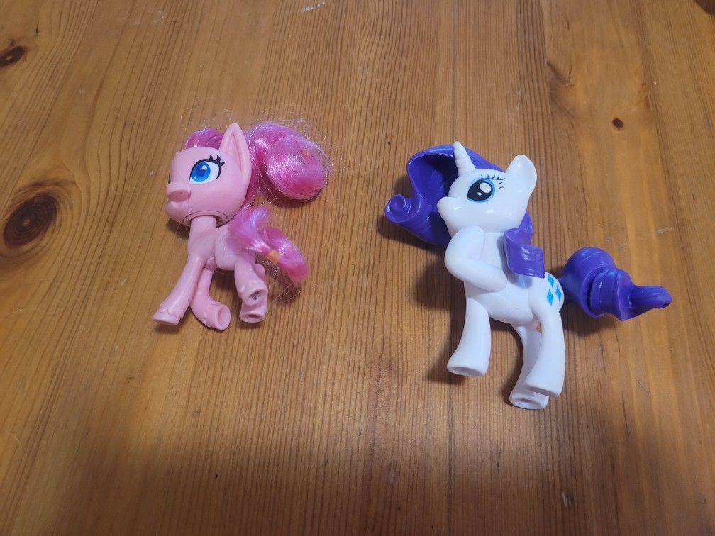 Rarity And Pinkie Pie Figurines – Gently Used – $4 OBO