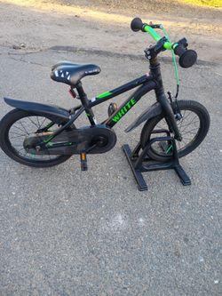 WHITE 16 In kids Bike