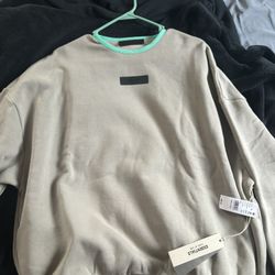 Fear Of God Essentials Sweatshirt ‘Seal’ Size Medium 